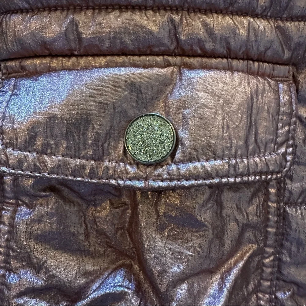 ✨Cat & Jack Pink Metallic Quilted Puffer Coat. Toddler Girl. Size 3T✨